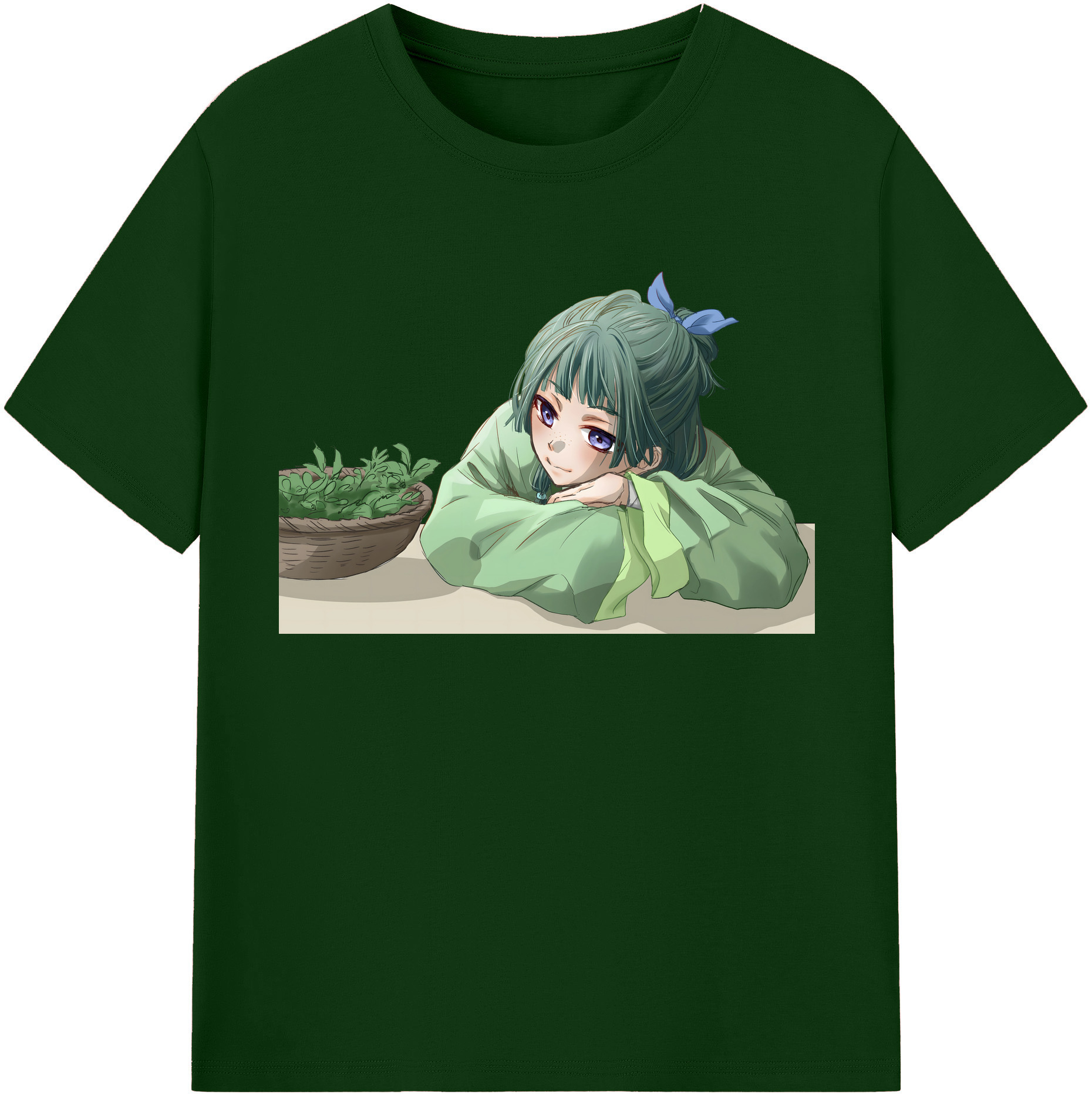 （画像用） 薬屋のひとりごと The Apothecary Diaries 綿100％半袖Tシャツ（フロントプリント）